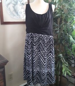 Black and white dress